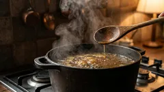 Deitar fora o primeiro caldo é um erro: um chef revelou três razões pelas quais não se deve fazer isso