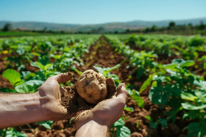 como cultivar a batata yacon