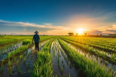 como cultivar arroz