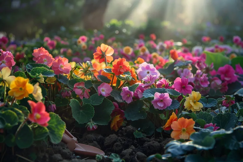 como cultivar begonias