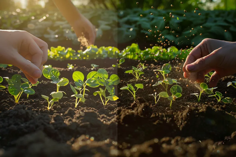 diferenca entre plantar e semear